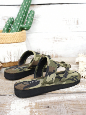 Army Green Sandals (2)